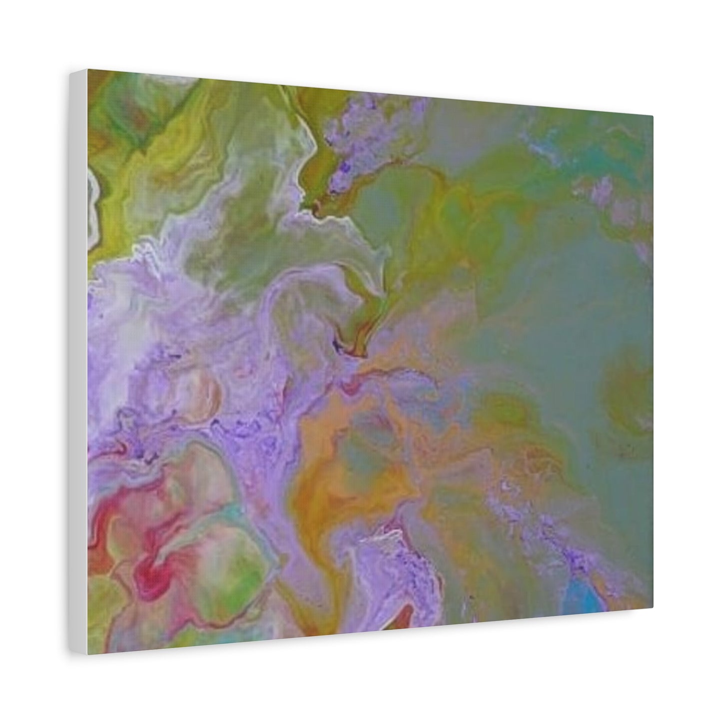 "Stepping into Greatness" Acrylic pour painting - Canvas Wall Art