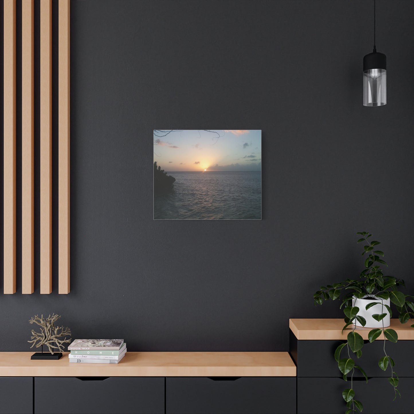 Sunset Canvas Art - 1.25" Stretched Matte Wall Decor for Home & Office