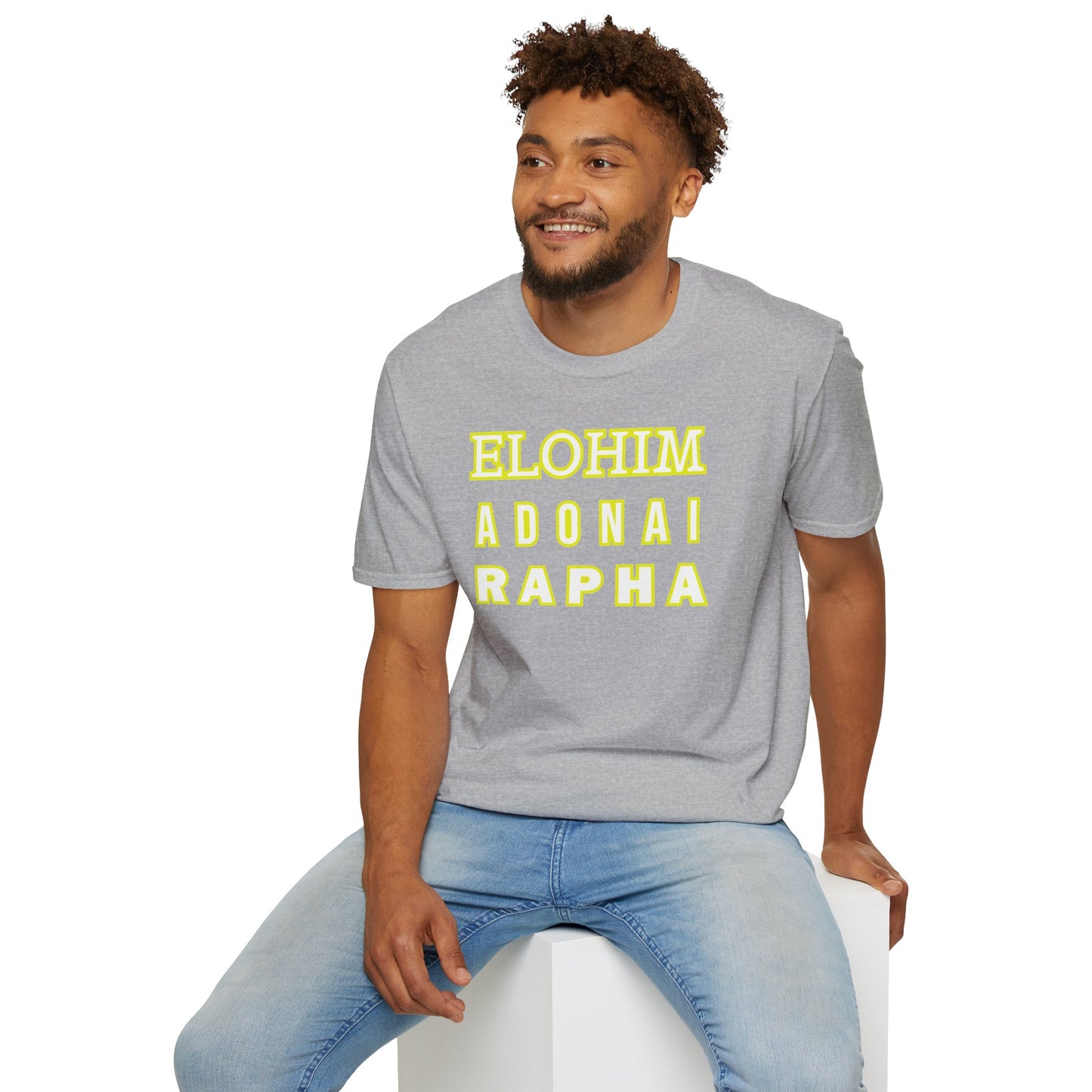 Inspirational Faith T-Shirt - Elohim Adonai Rapha Design