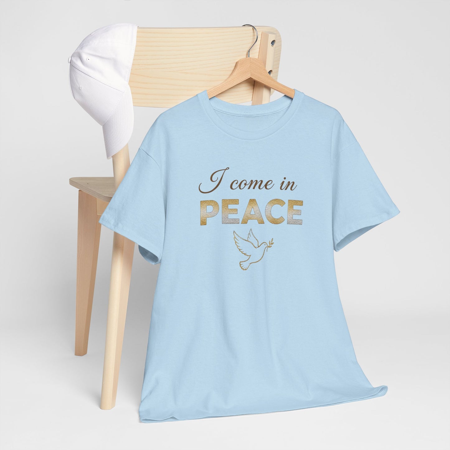 I Come in Peace T‑Shirt — Dove Graphic Peace Tee