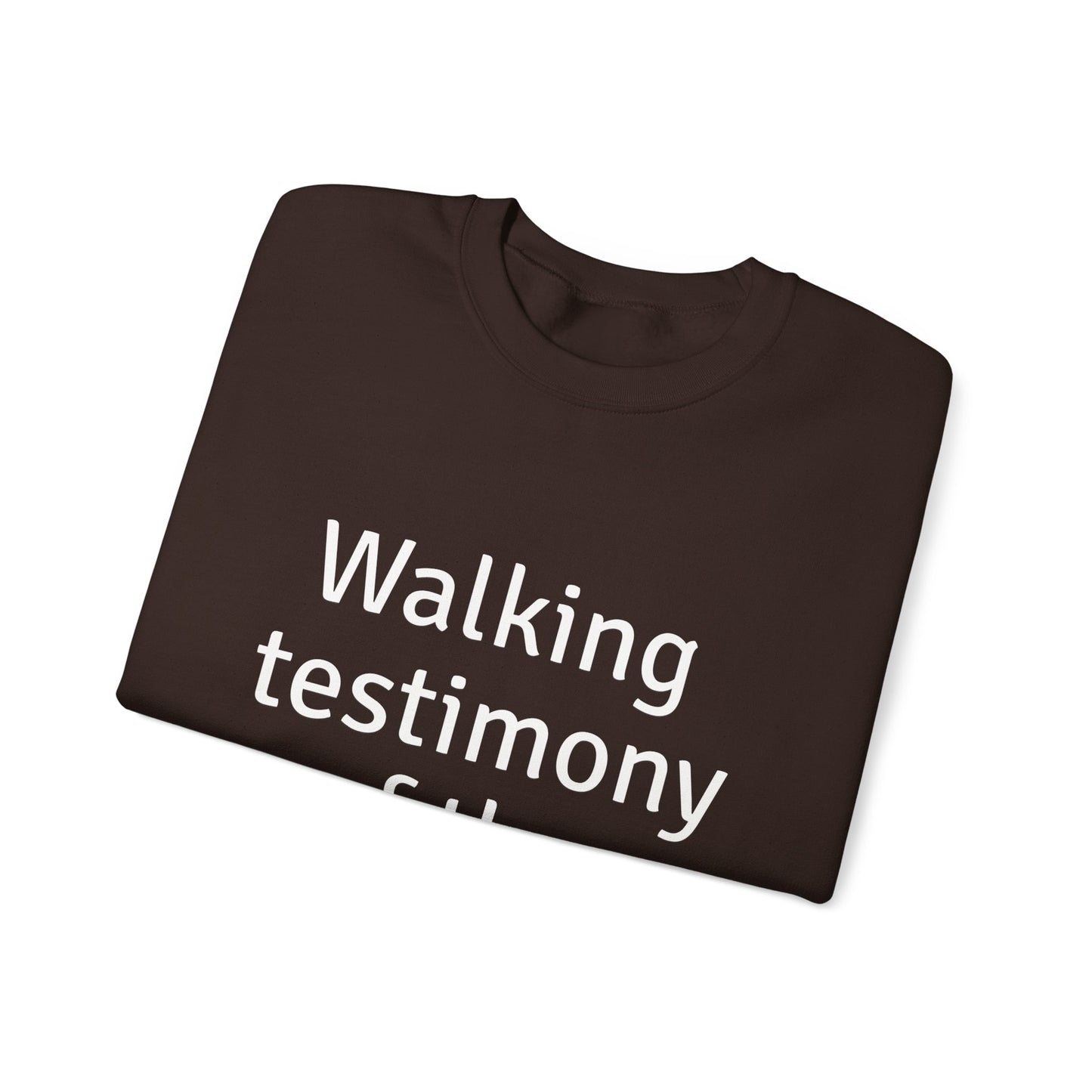 Walking Testimony of the Holy God
