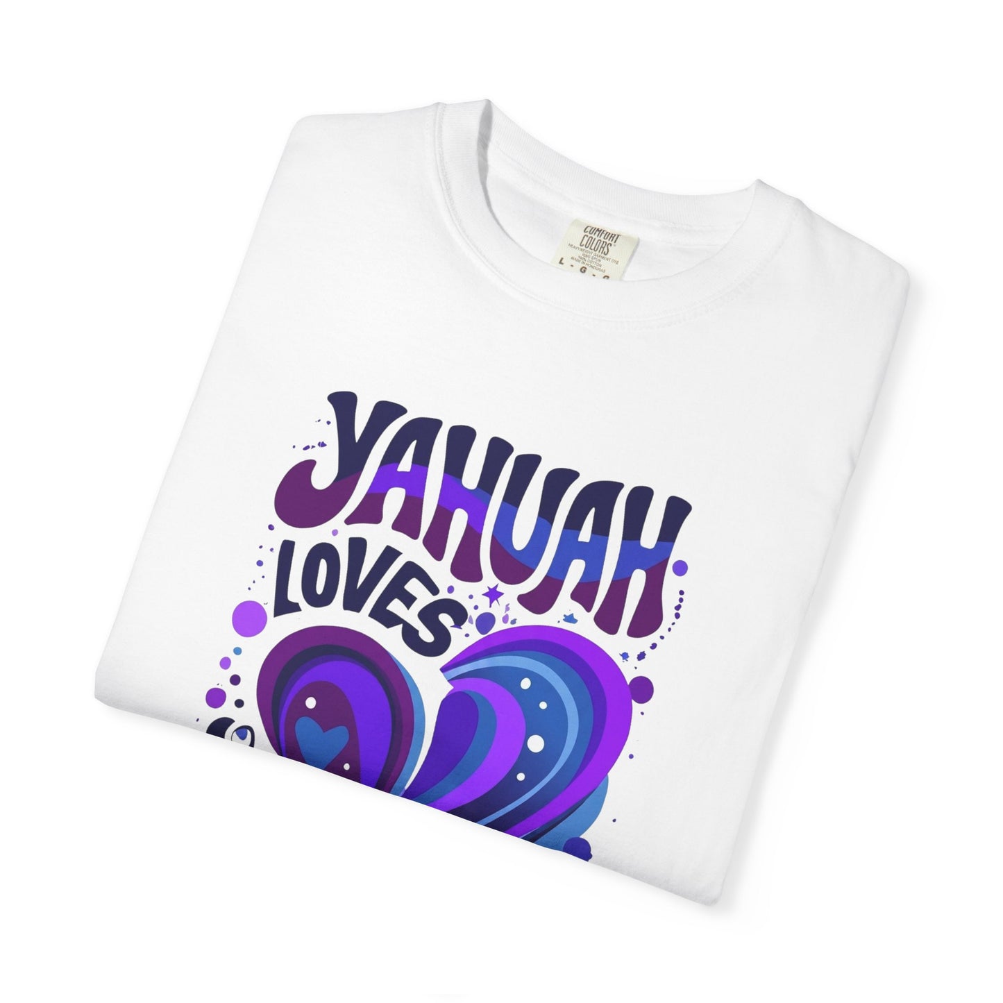 Yahuah Loves You T-Shirt — Faith-Inspired Christian Graphic Tee, Hebrew Name of God Gift