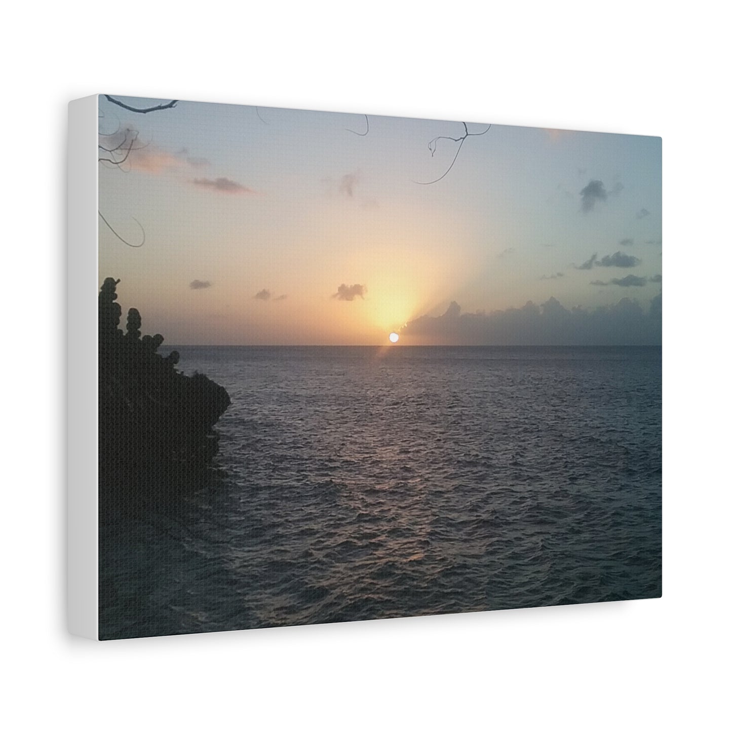Sunset Canvas Art - 1.25" Stretched Matte Wall Decor for Home & Office