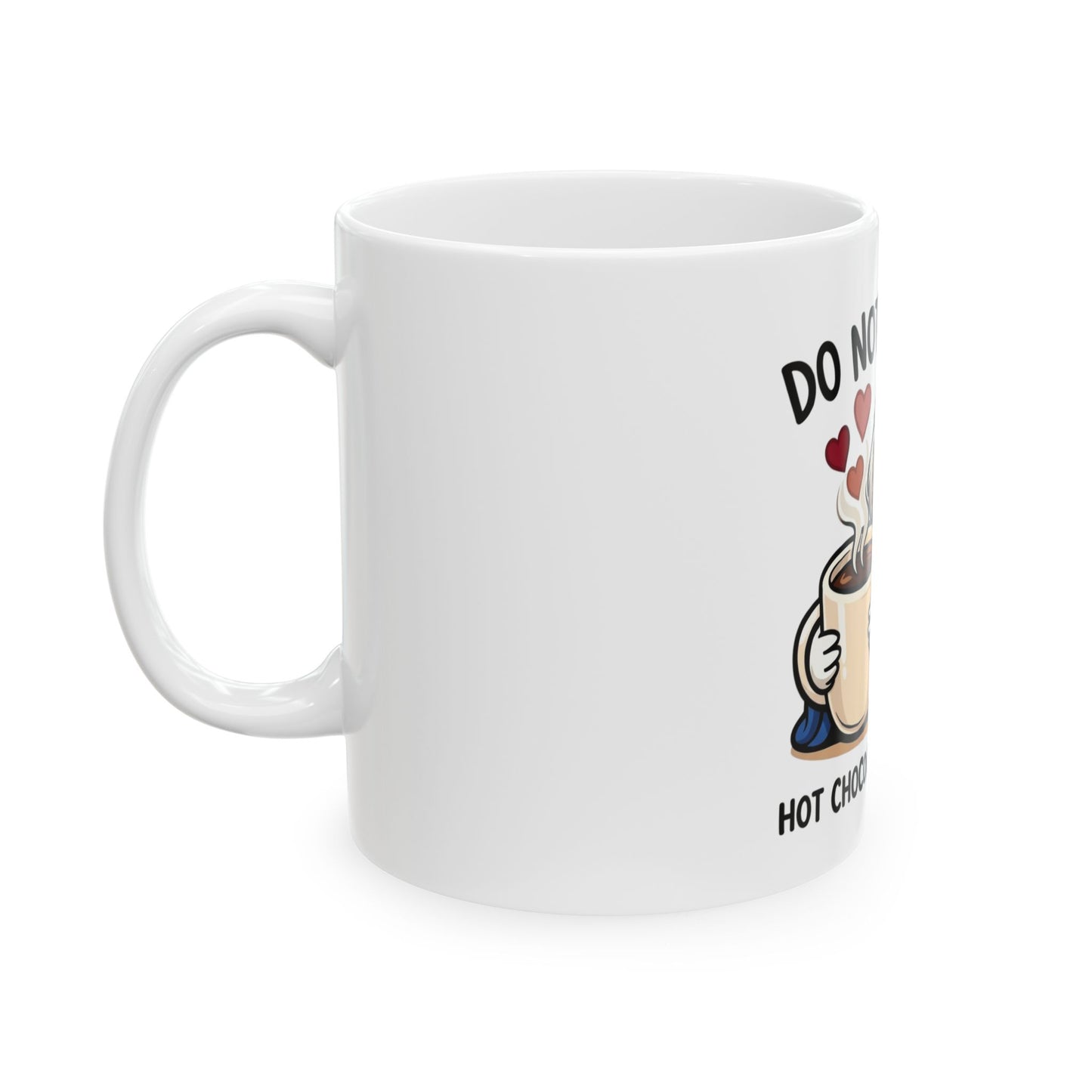 Do Not Disturb Hot Chocolate Mug — Cozy Dog Lover Winter Cup, Animal Lover Gift (11oz/15oz)
