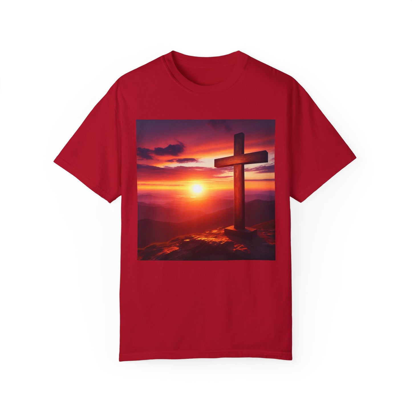A sunset with the Saviour  Inspirational Unisex T-Shirt