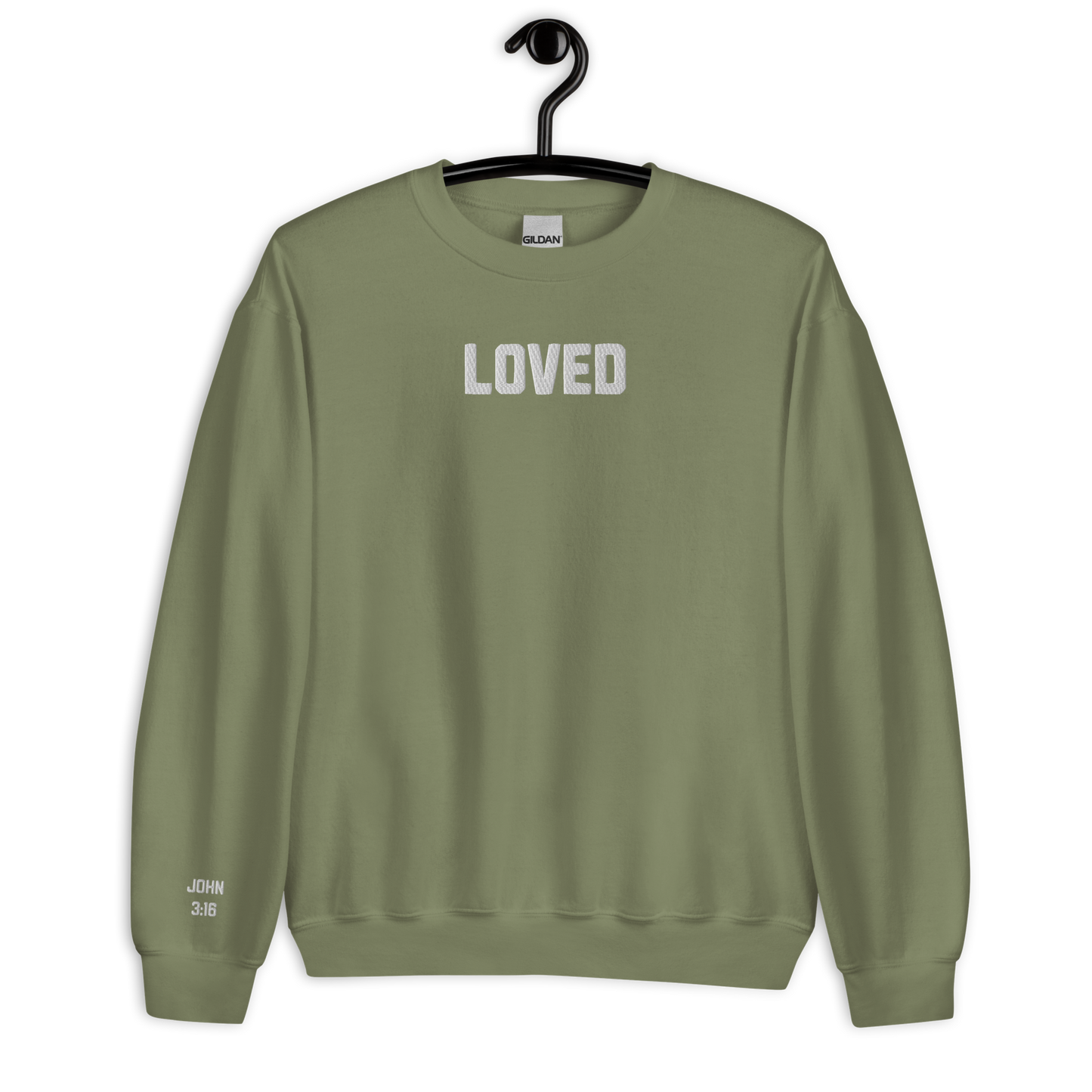 "LOVED" Christian Unisex Sweatshirt